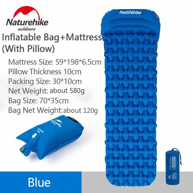 Color:mat air bag set Blue