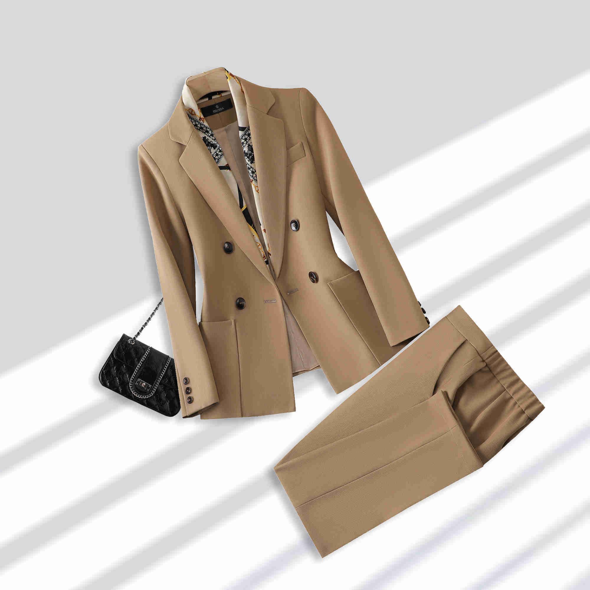 Khaki Coat+pants