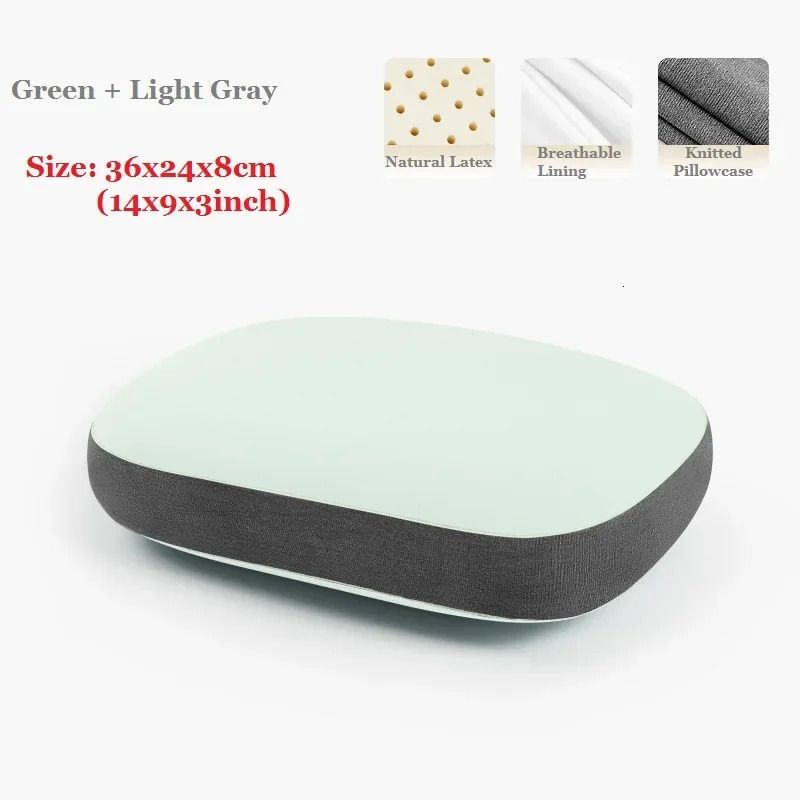 Латексная подушка Green-light Grey-1