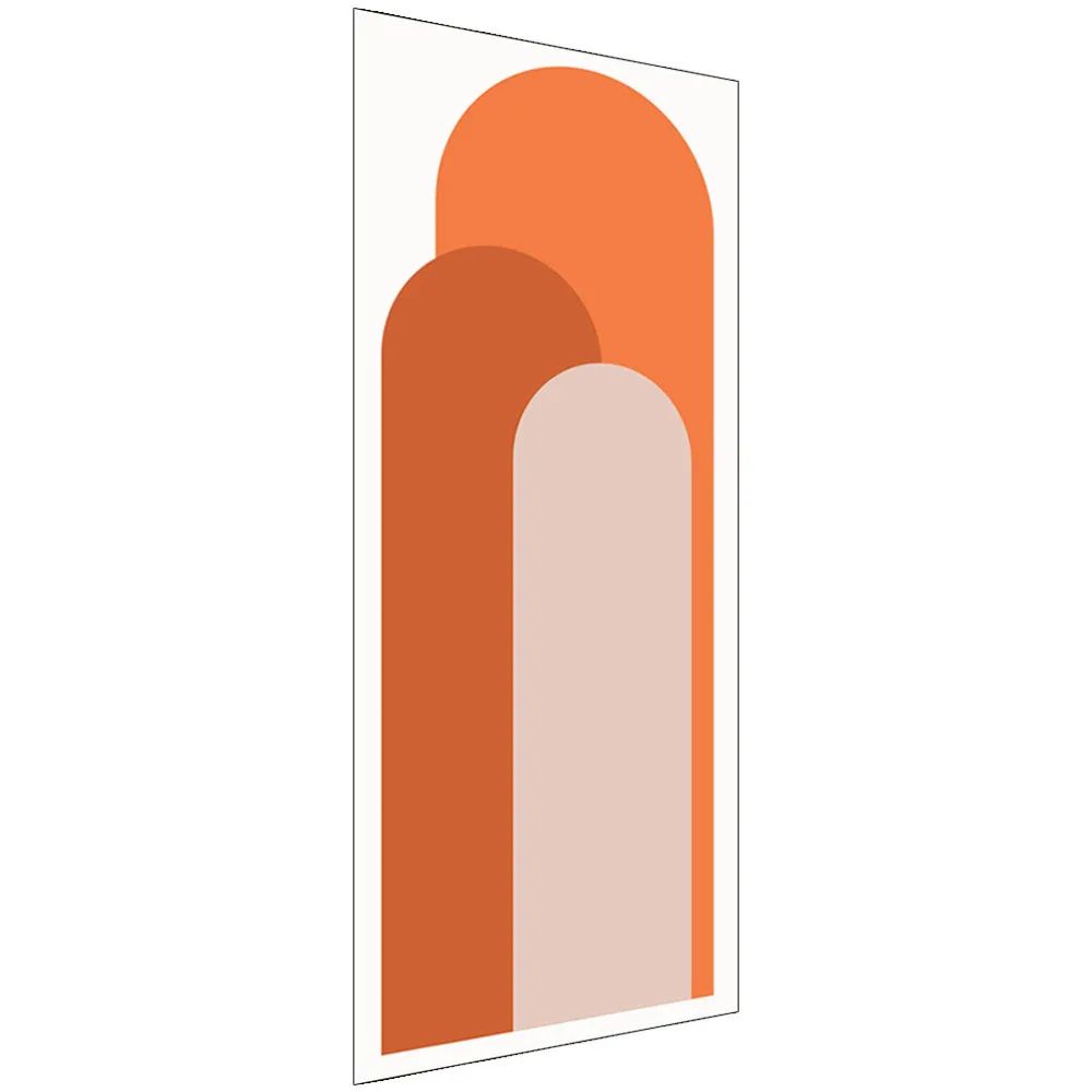 Farbe: Orange. Größe: 140 x 52 x 0,1 cm