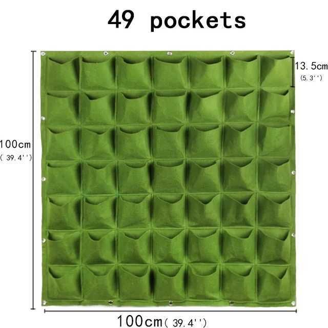 49 poches vertes