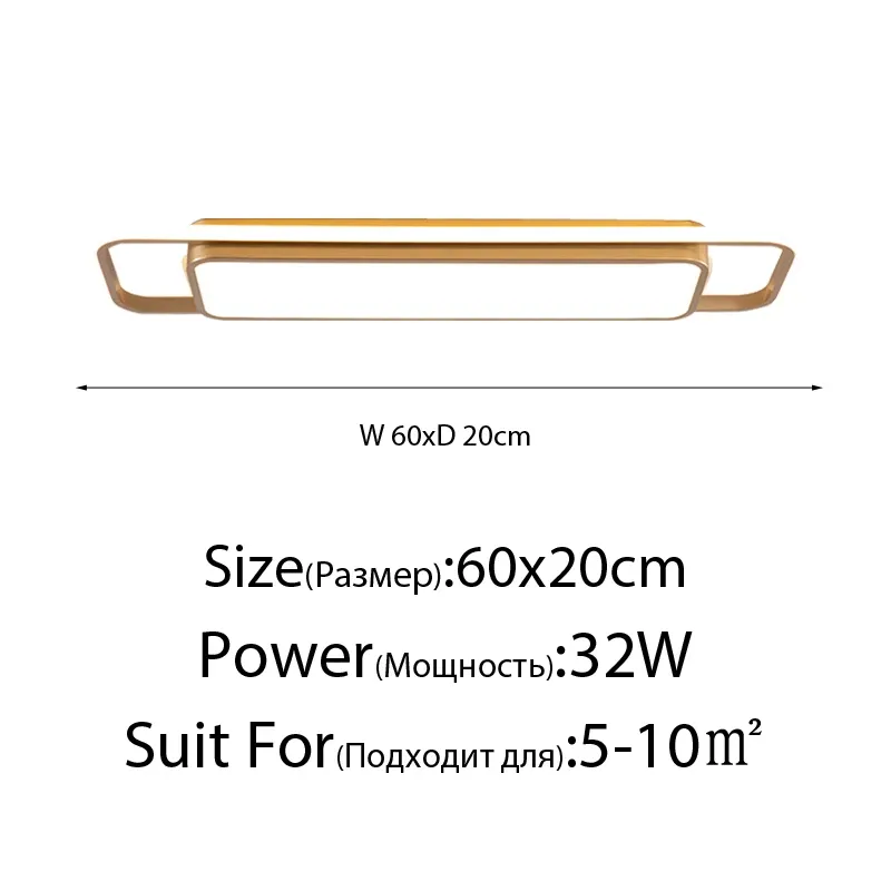 Regulável com controle remoto L60x20cm 32W Branco