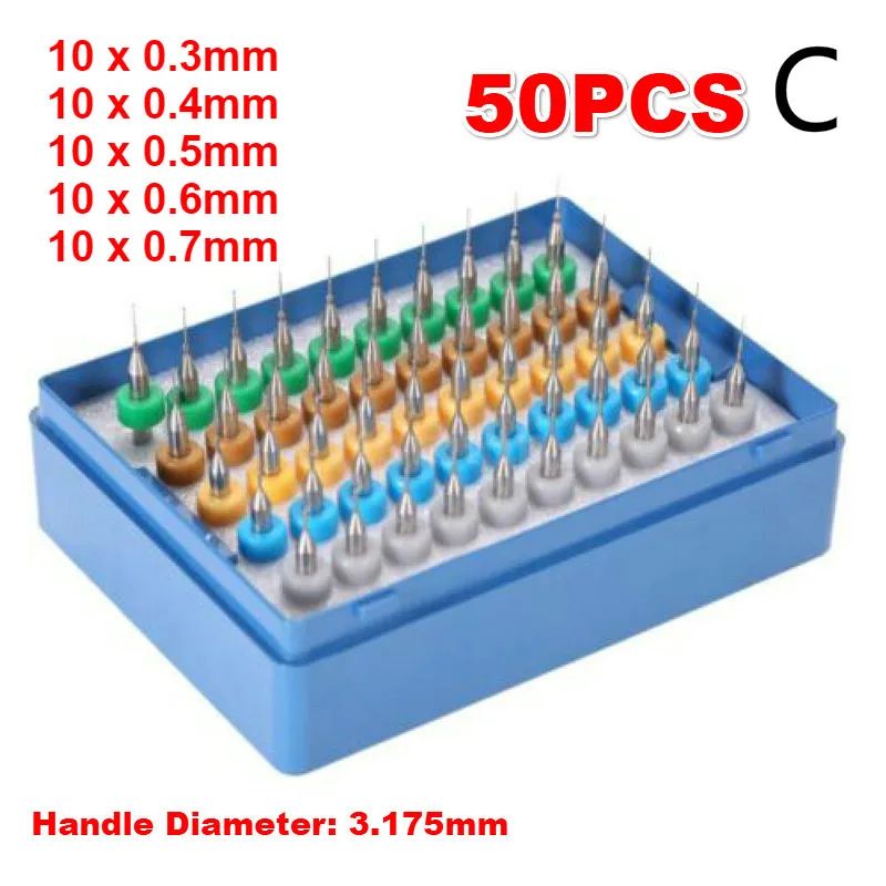 Cor: 50pcs 0,3-0,7 mm