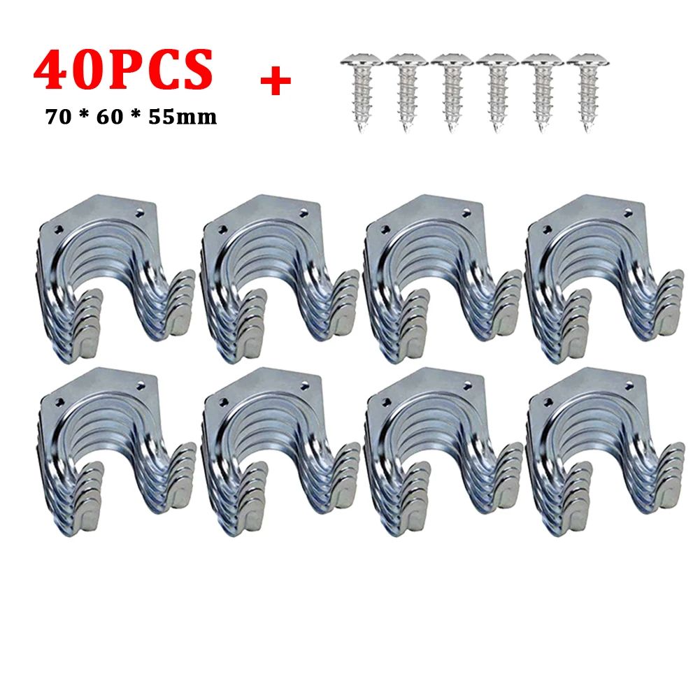 Color:40pcs Wall Hooks