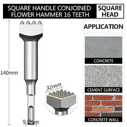 Cor: alça quadrada 16