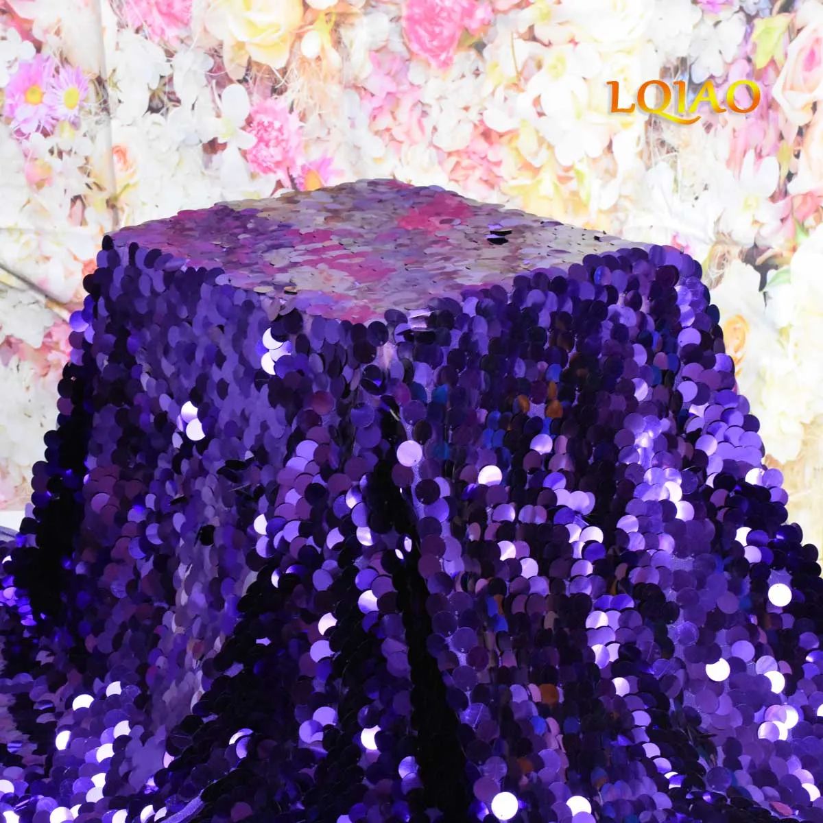 Colore: Viola Dimensioni: 1 Yard-W125xL90cm