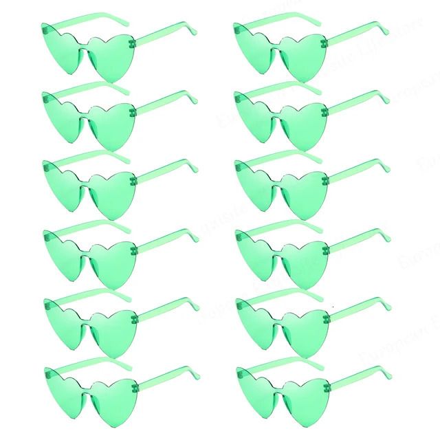 Vert fluorescent-12pcs