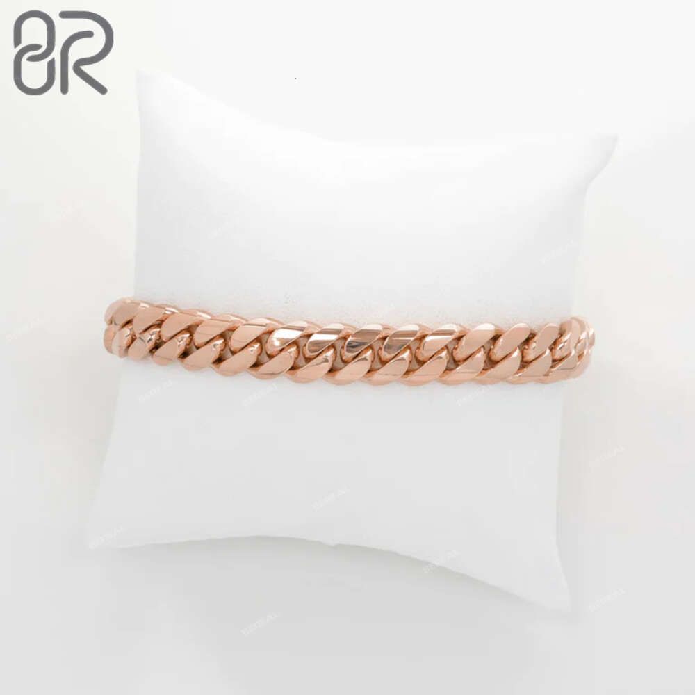 10MM 10K Gold(Rose Gold)-7inches(54g)