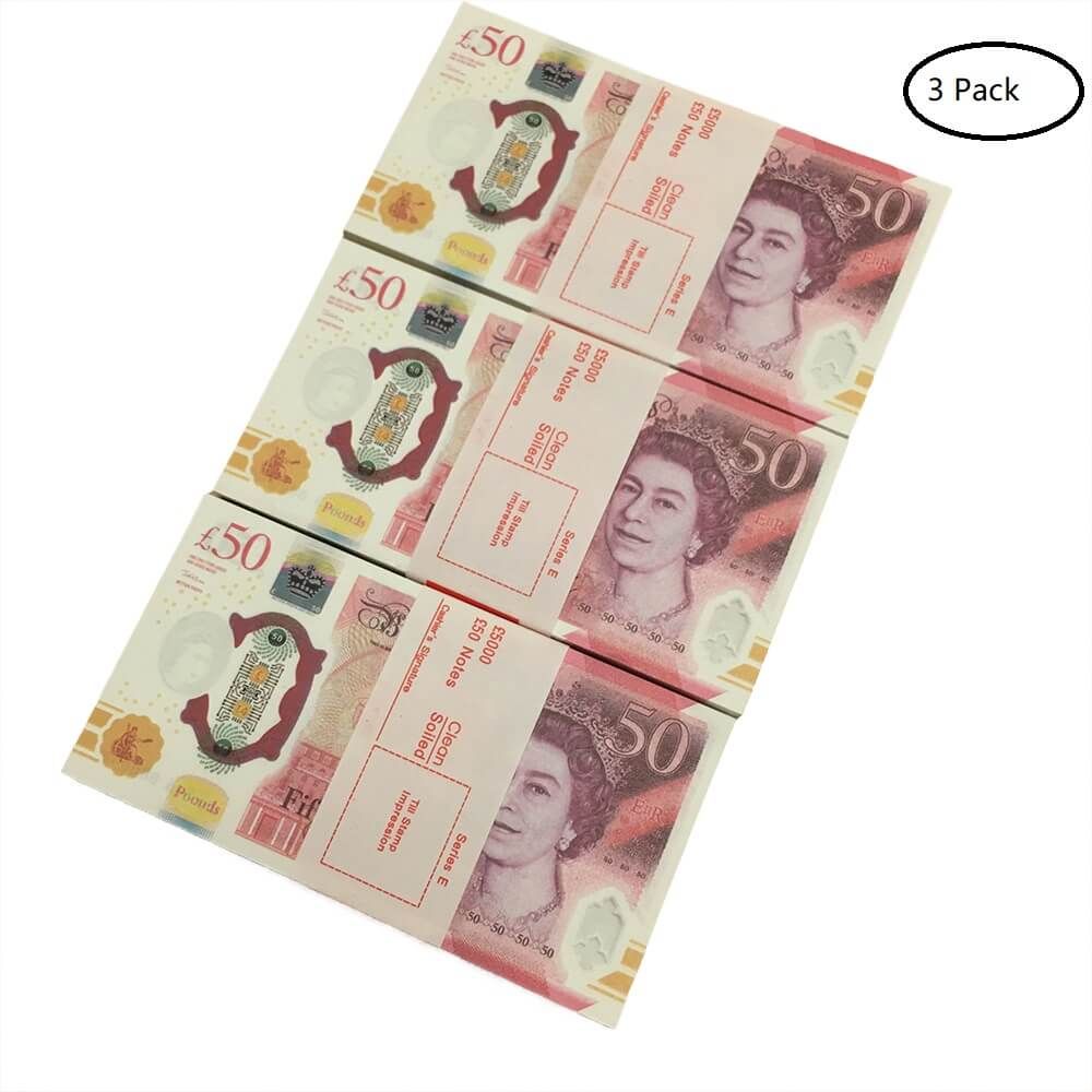 13 упаковок 50 новых банкнот (3000 шт.) Китай
