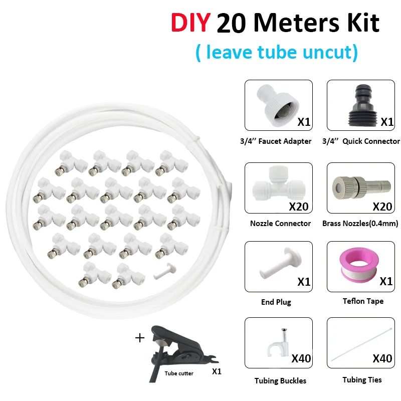 Color:DIY 20M Kit White