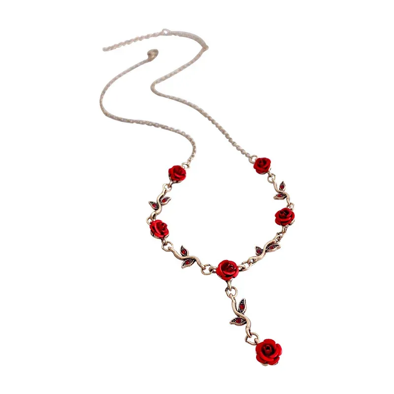 Collana con rosa CINA