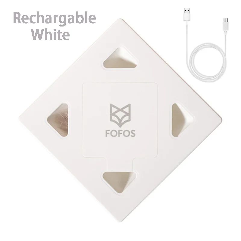 Couleur:Blanc rechargeable