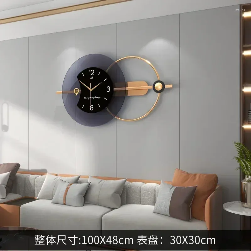 relógio de parede L-100X48CM