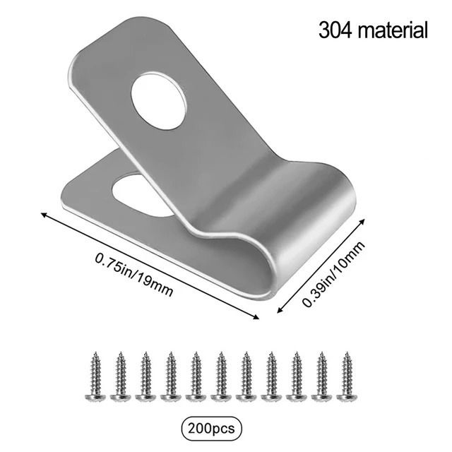 304 Metaal 200 Clips