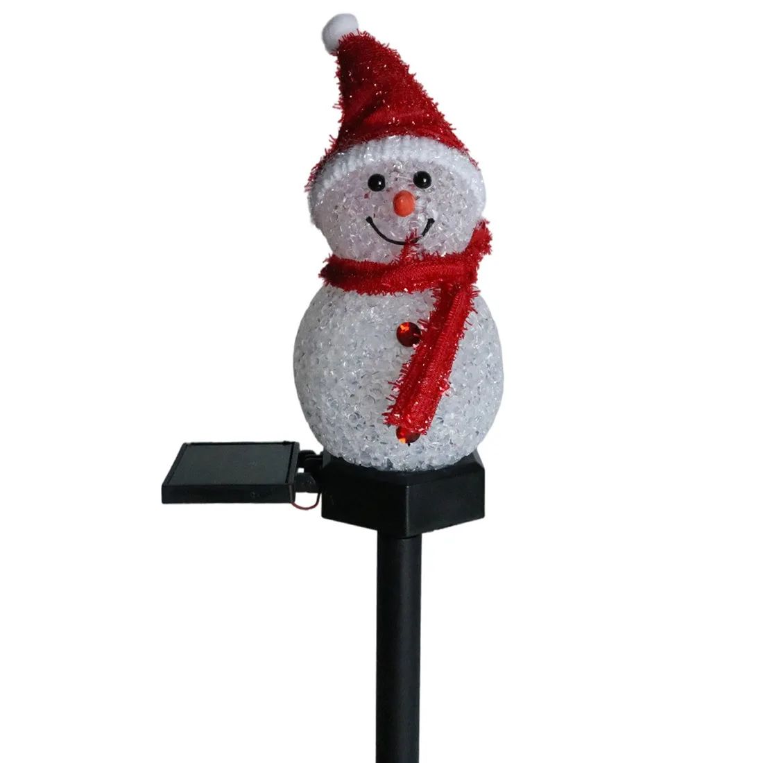 Emitindo cor: boneco de neve vermelho