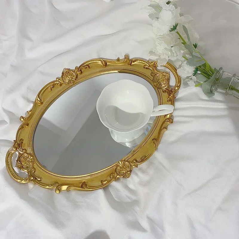 Color:oval Gold 37cmx25cm