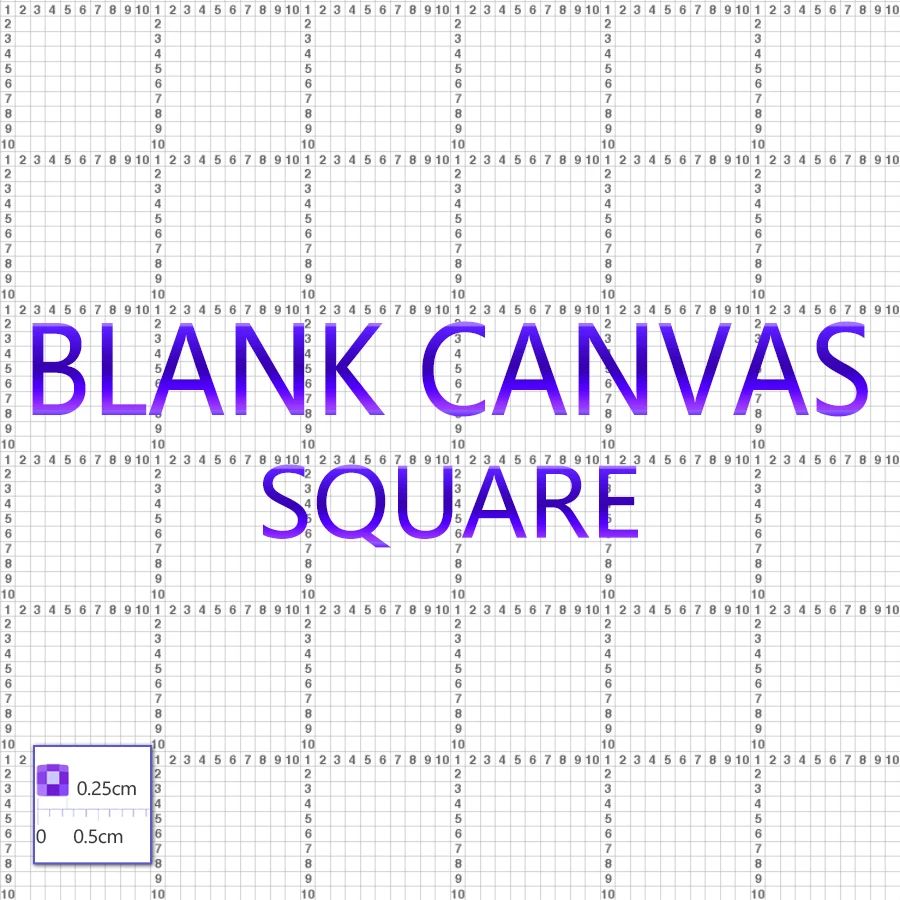 Färg: Tom Canvas Square