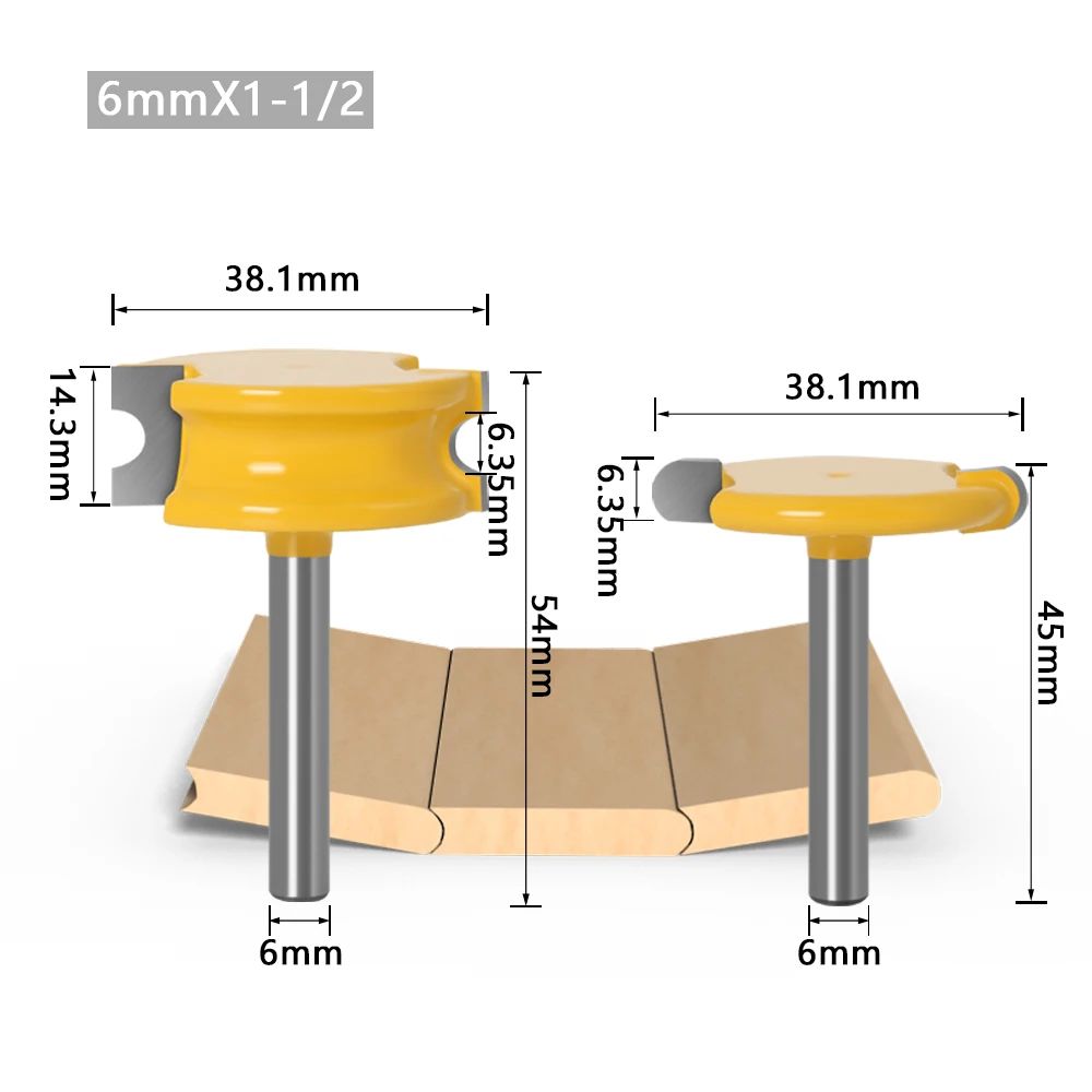 6mm skaft