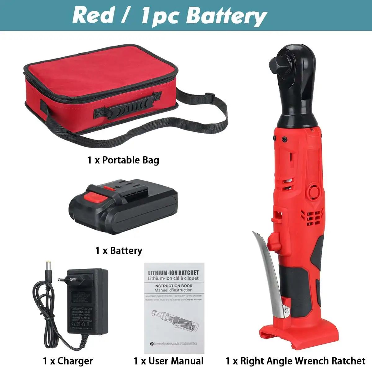 Farbe: Rot 1 Batterie