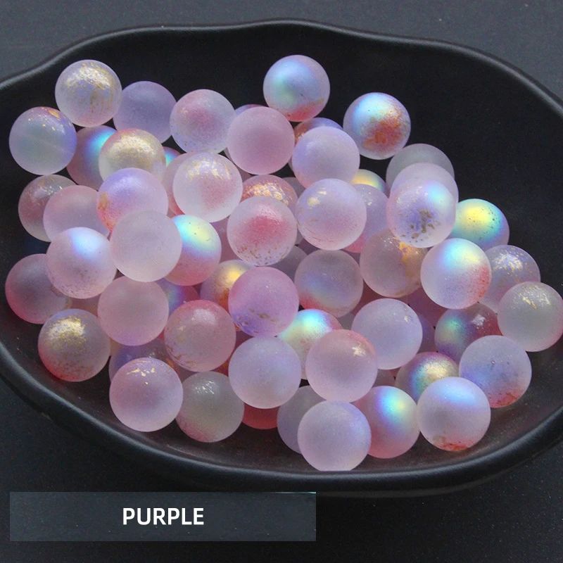 Couleur : violet. Taille : 30 boules.