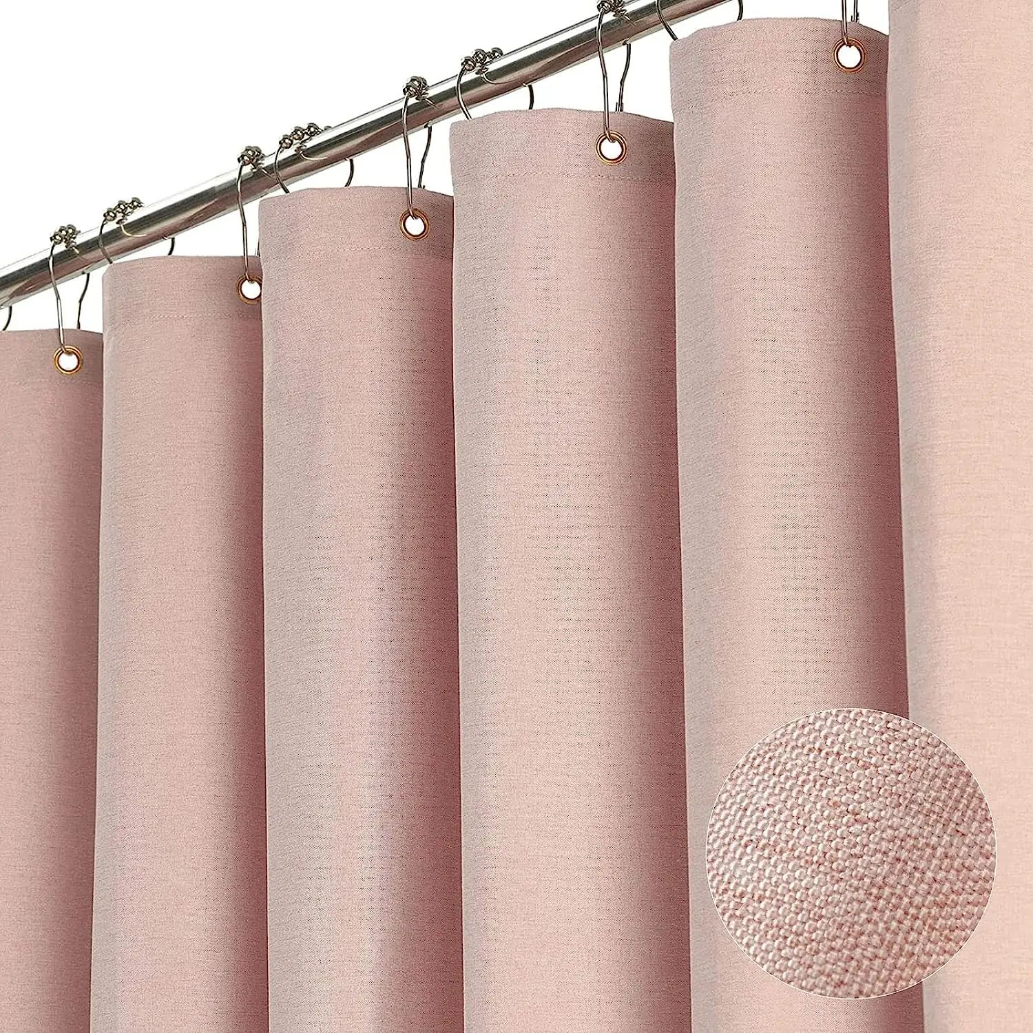 Colore: rosa. Dimensioni: larghezza 180 x altezza 200 cm