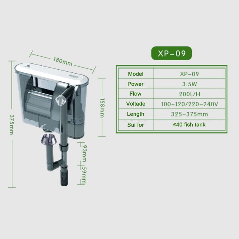 Couleur : XP-09. Alimentation : 220-240 V 50 Hz.