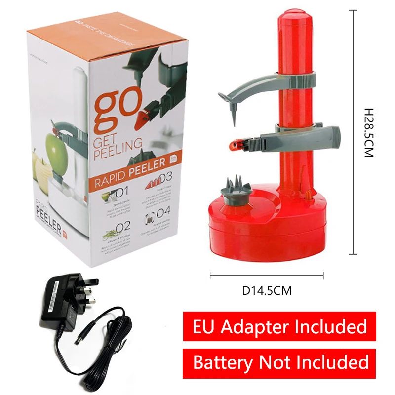 Color:Red UK Adapter