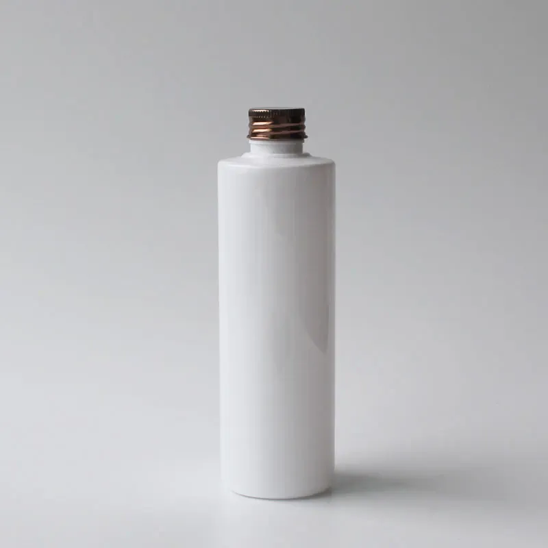Белая ПЭТ-бутылка 250 мл, бронза