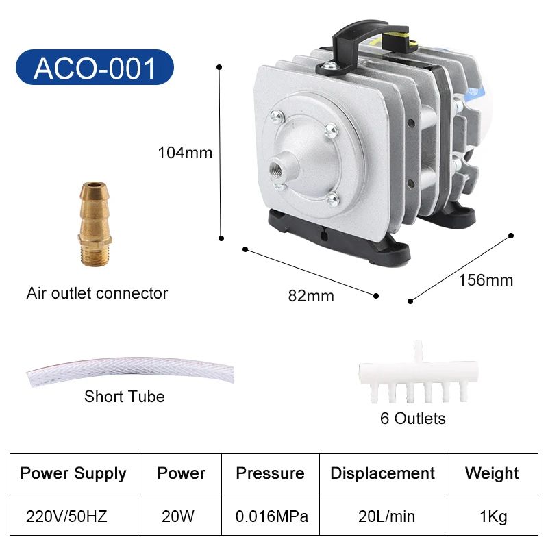 Kleur:ACO-001Maat:220V 50Hz