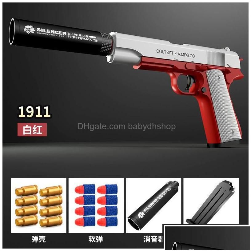 M1911 Red And White
