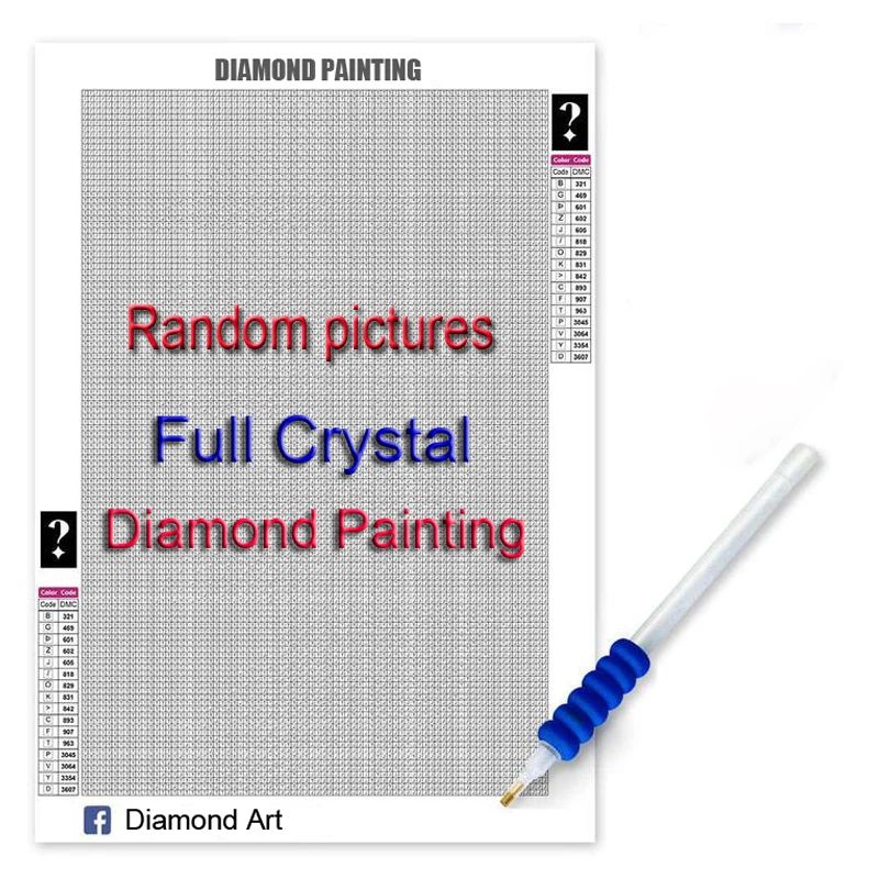 Kleur: Willekeurige kristallenisize: 40x40cm