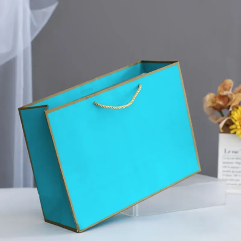 Gold Frame blue-38x28x12cm