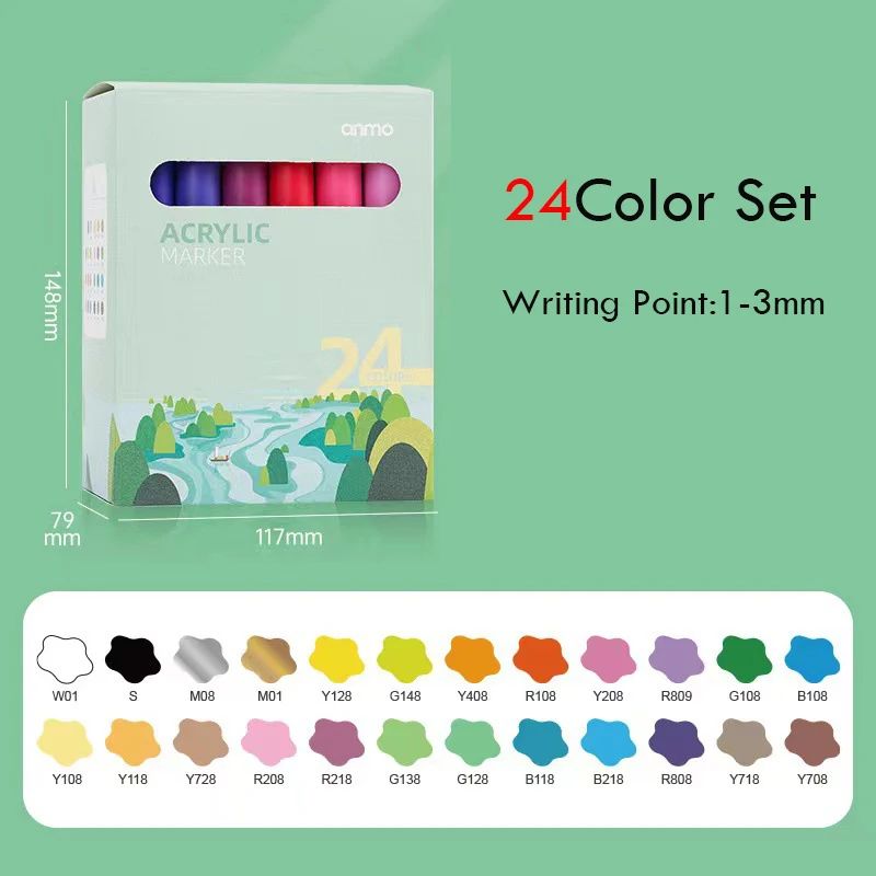 Colore: set di 24 colori