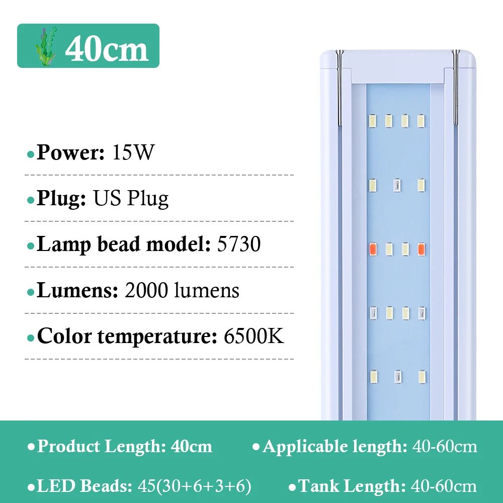 Färg: 40 cm us-plug