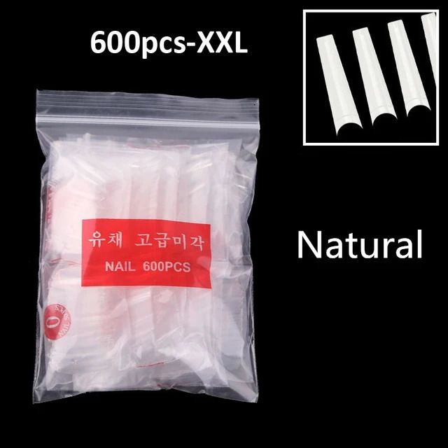 600pcs xxl naturliga