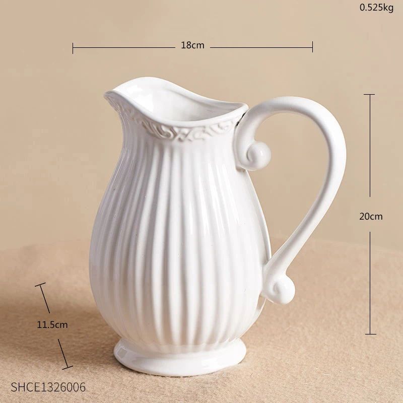 Color:Large White Vase