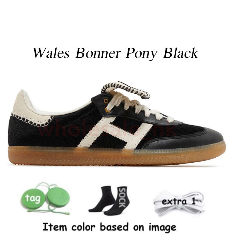 A4 Wales Bonner Pony Black 36-45