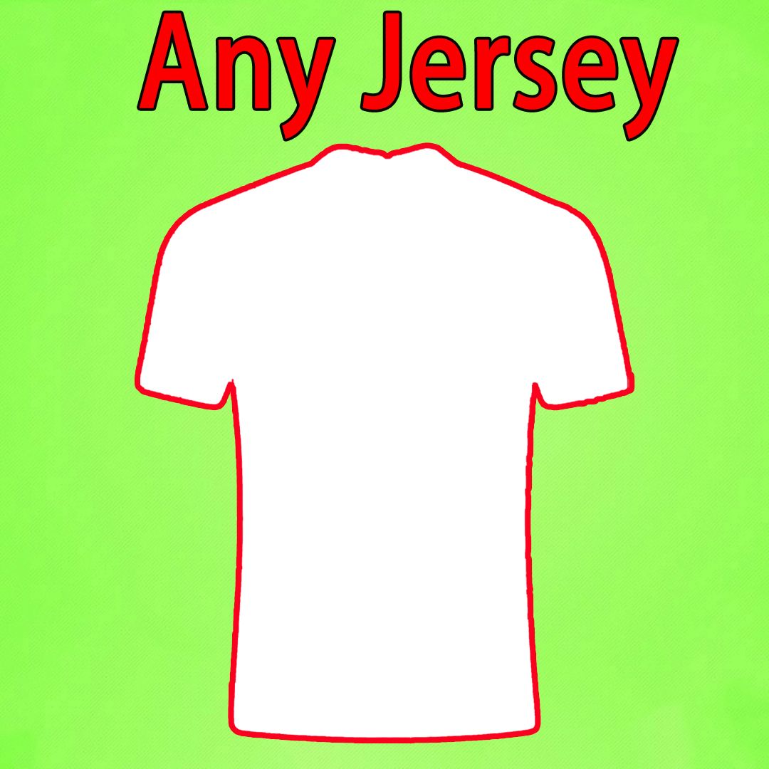 Any jersey(No name and number)