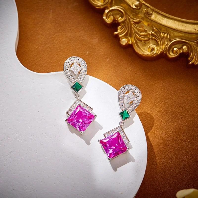 Boucles d'oreilles rouge CHINE