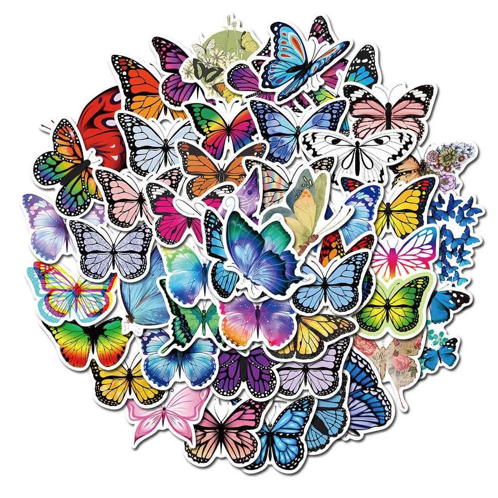 50Pcs Butterfly