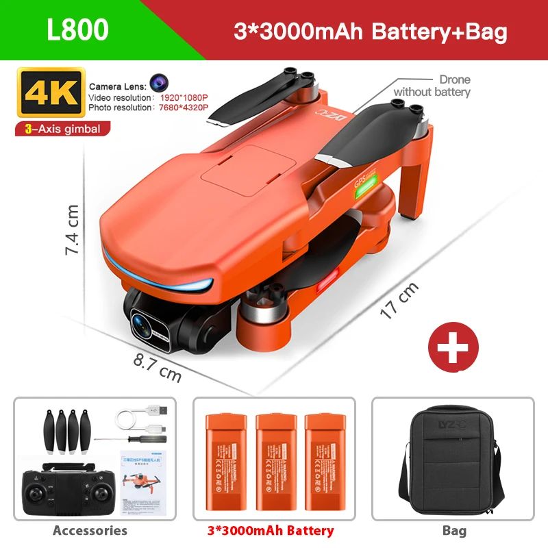 Kolor: torba L800 Orange 3B