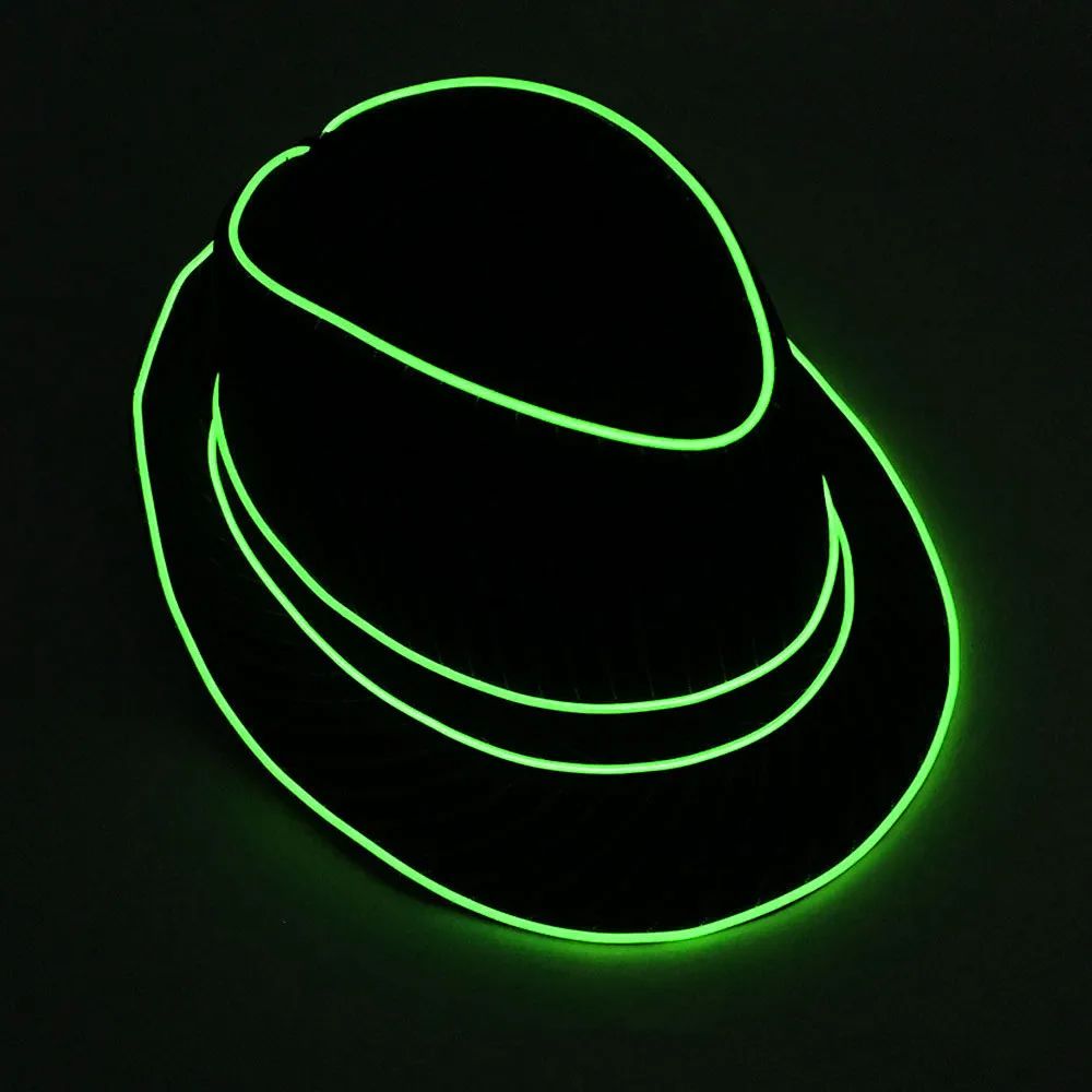 Kleur: neongroene hoed