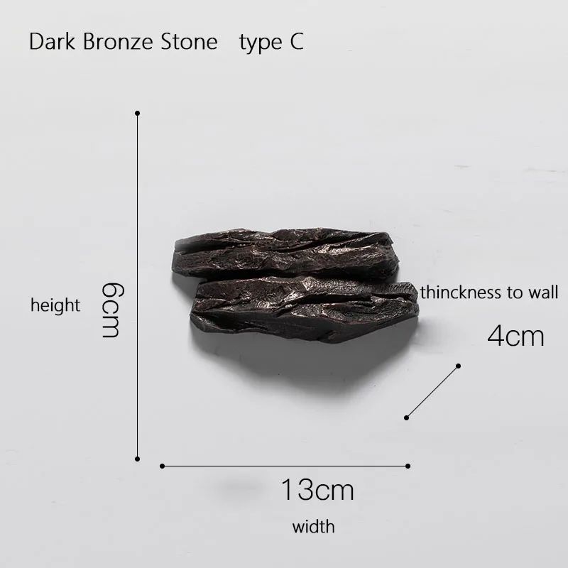 Color:dark bronze stone-C