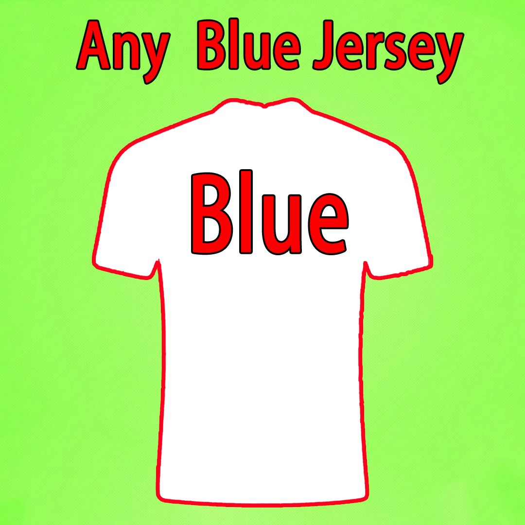 Any Blue (No name and number)