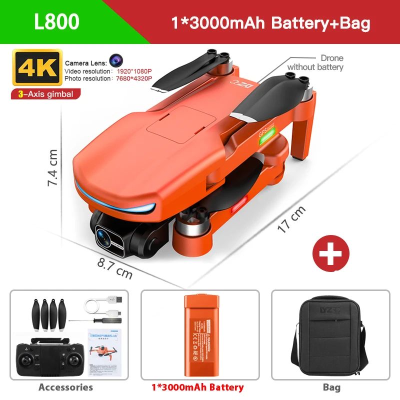 Kolor: torba L800 Orange 1B