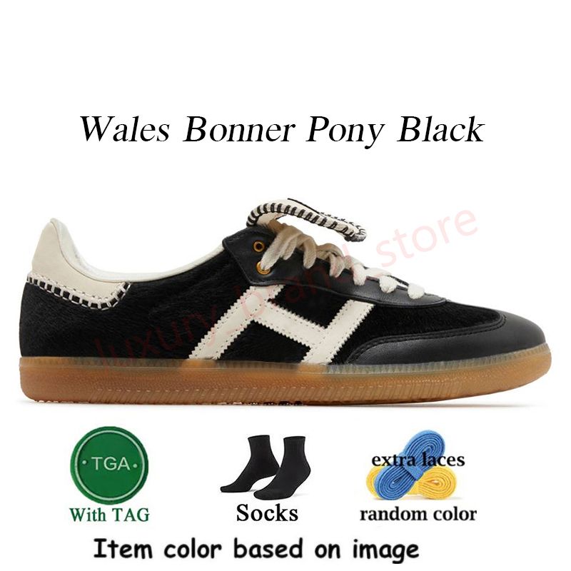 A4 Wales Bonner Pony Black 36-45