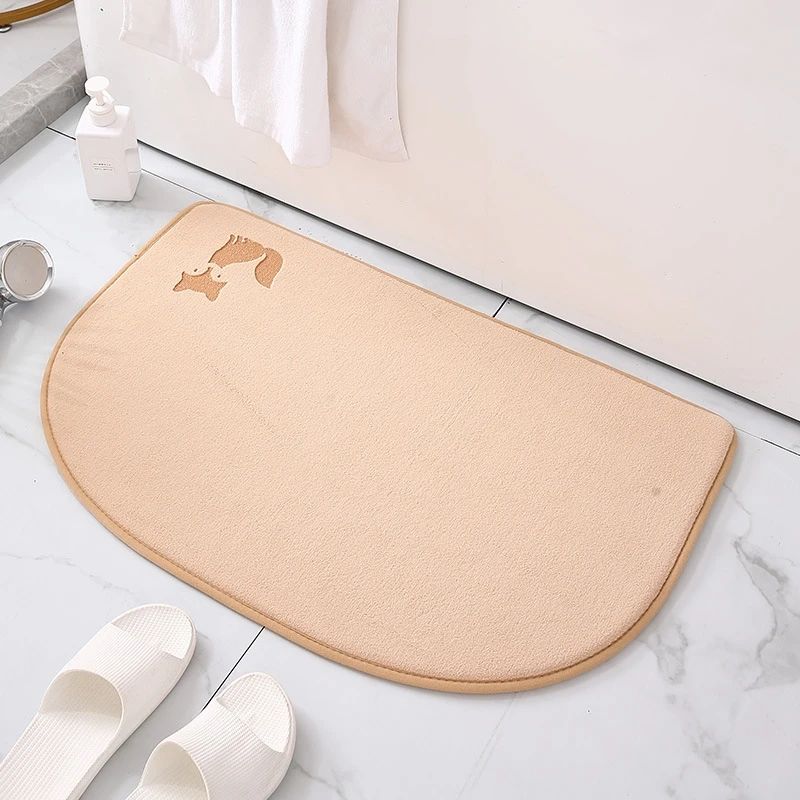 Couleur : tapis de bain Camel-A.