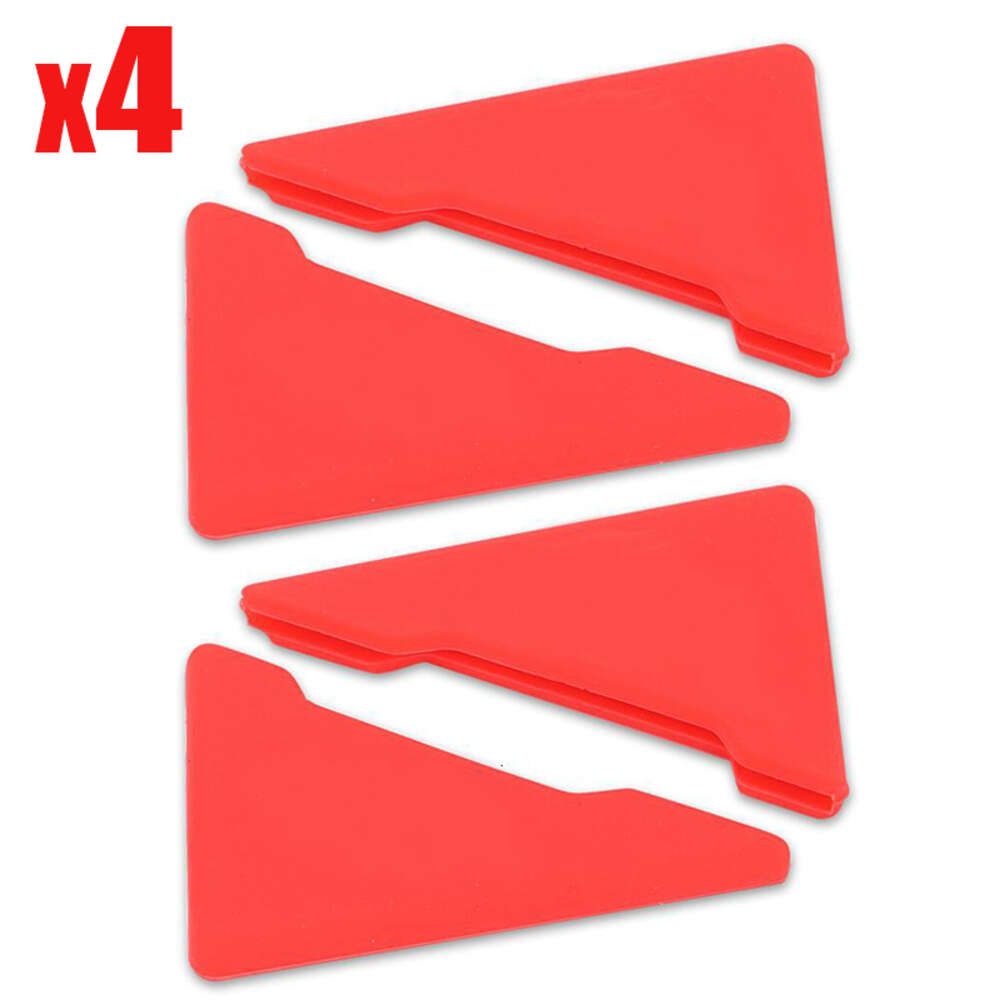 4 pcs rood