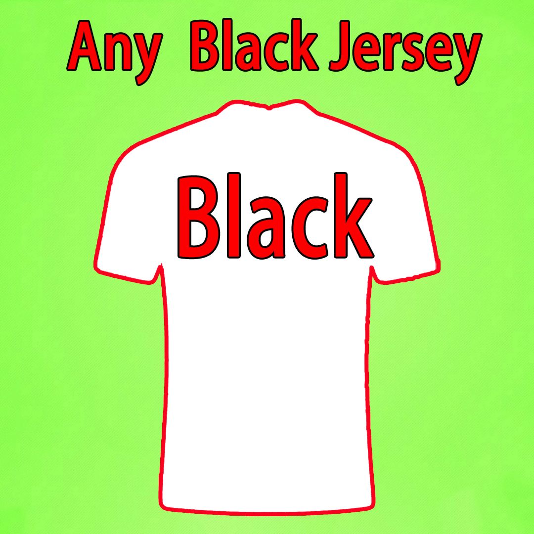 Any Black (No name and number)