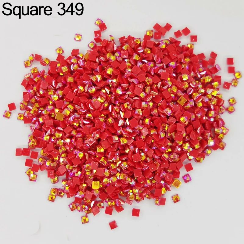 اللون: AB Square 349Size: 20g